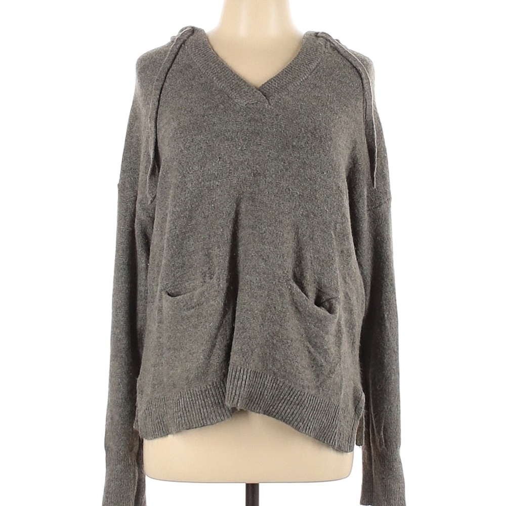 Gray Hoodie Sweater- Large